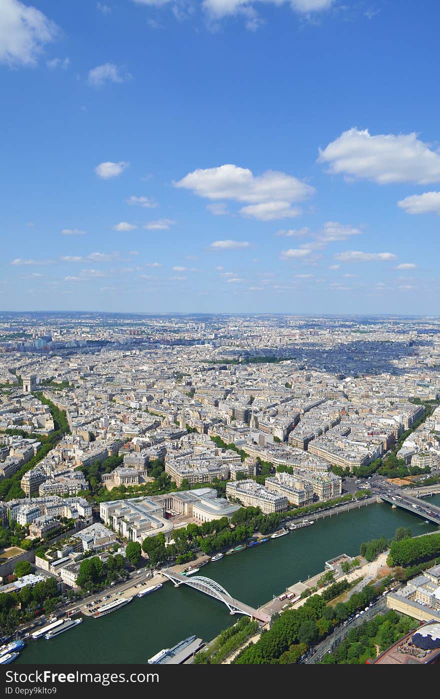 Aerial View of High Rise Building during Dayligh