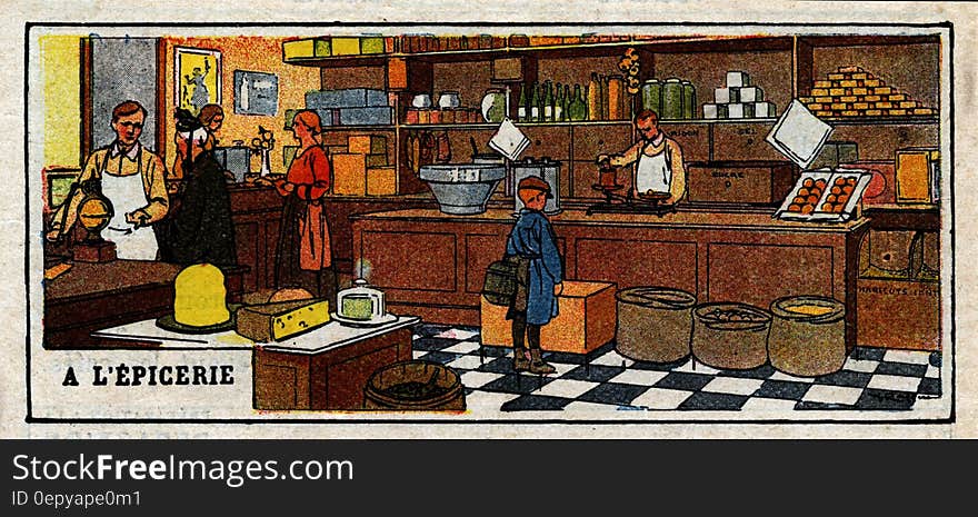 à l épicerie