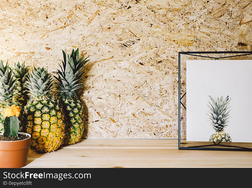 Pineapples on Counter