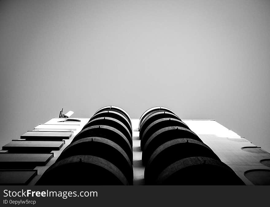 Gray and White High Rise Building