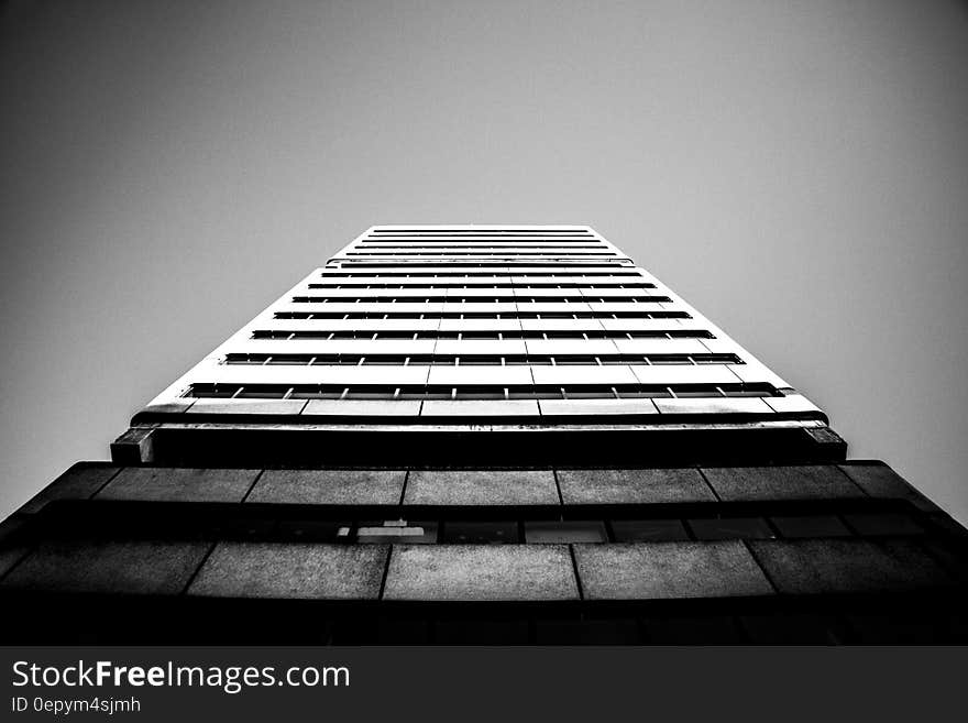 Low Angle of High Rise Building