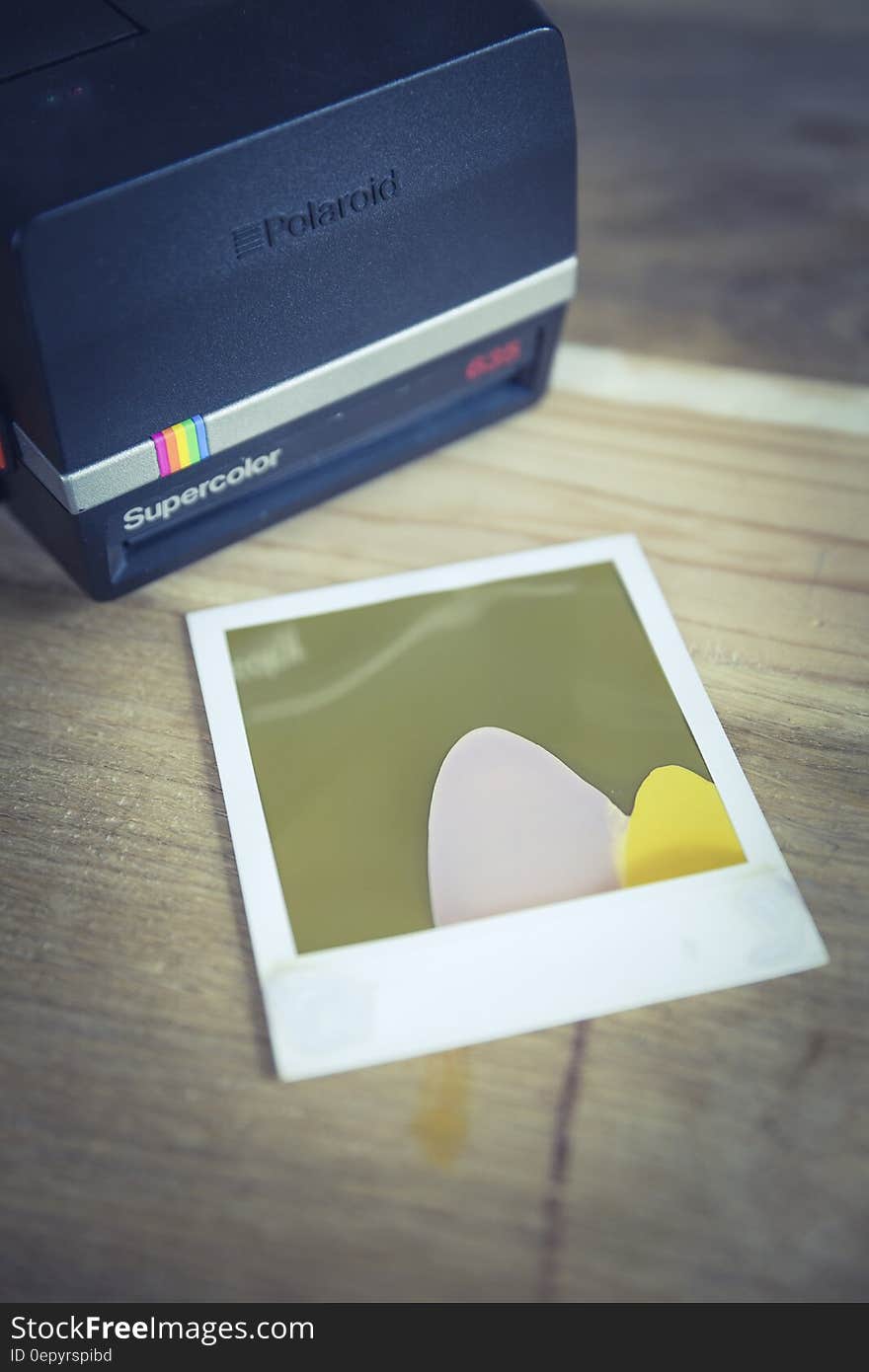 Black and Gray Polaroid Supercolor Printer