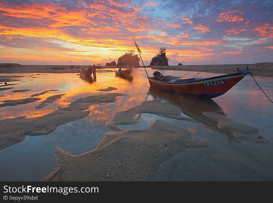 Low Tide during Sunset