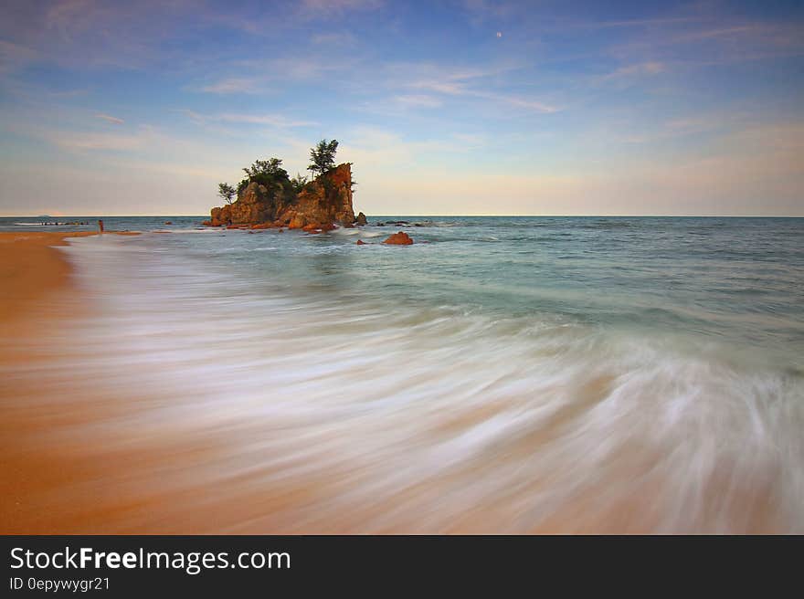 Brown Shore during Daytime