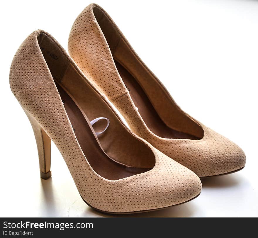 Women&#x27;s Beige High Heels