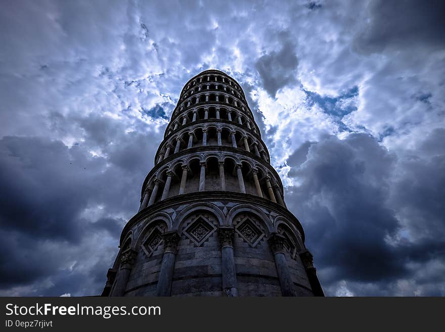 Low Angle Photo of Grey Concrete Tower