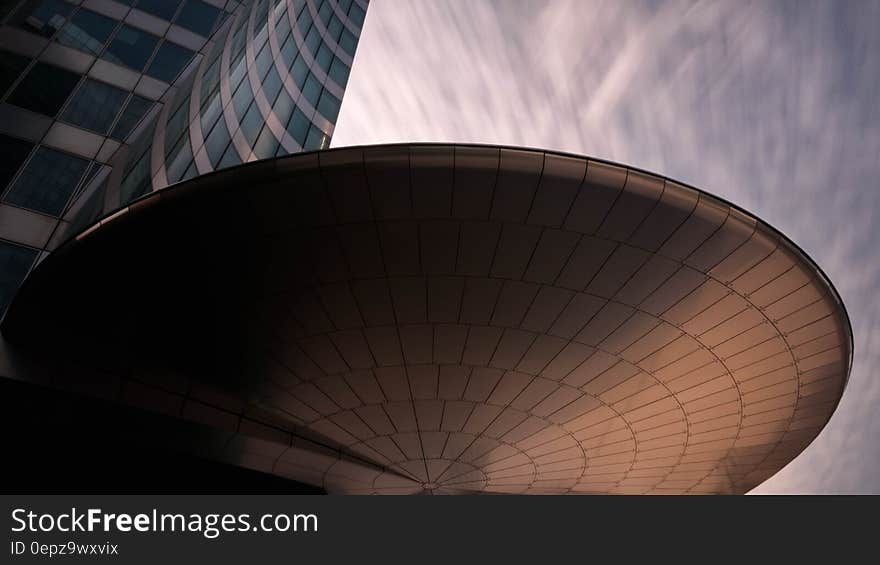 Gray Satellite Dish