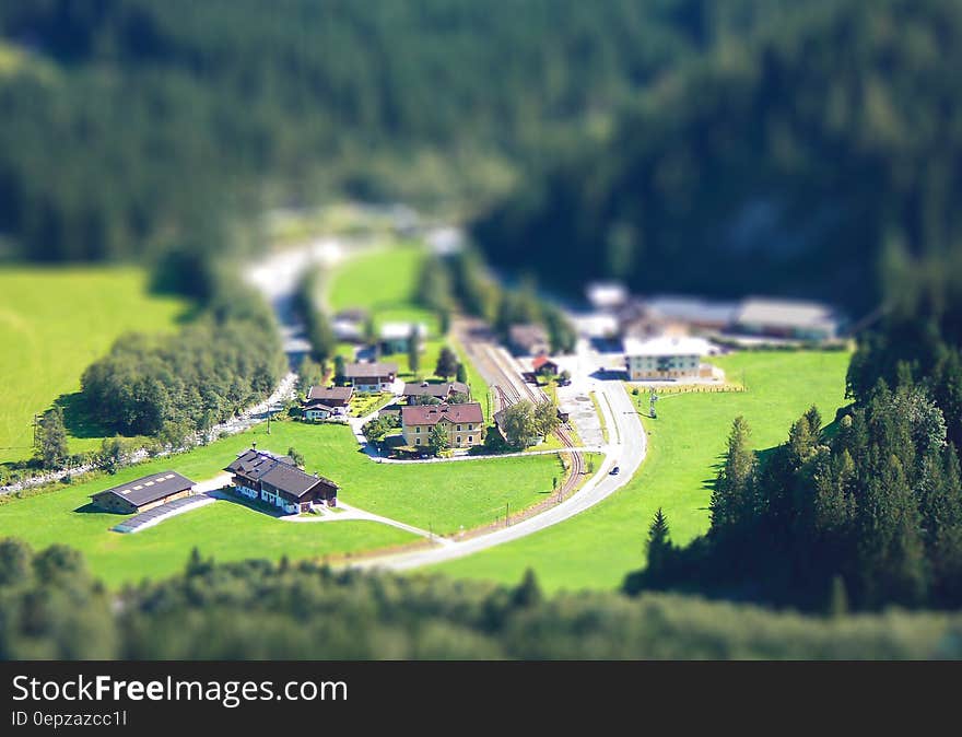 Aerial Photo of Houses