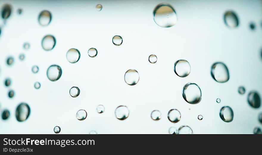 Water Droplets on Glass