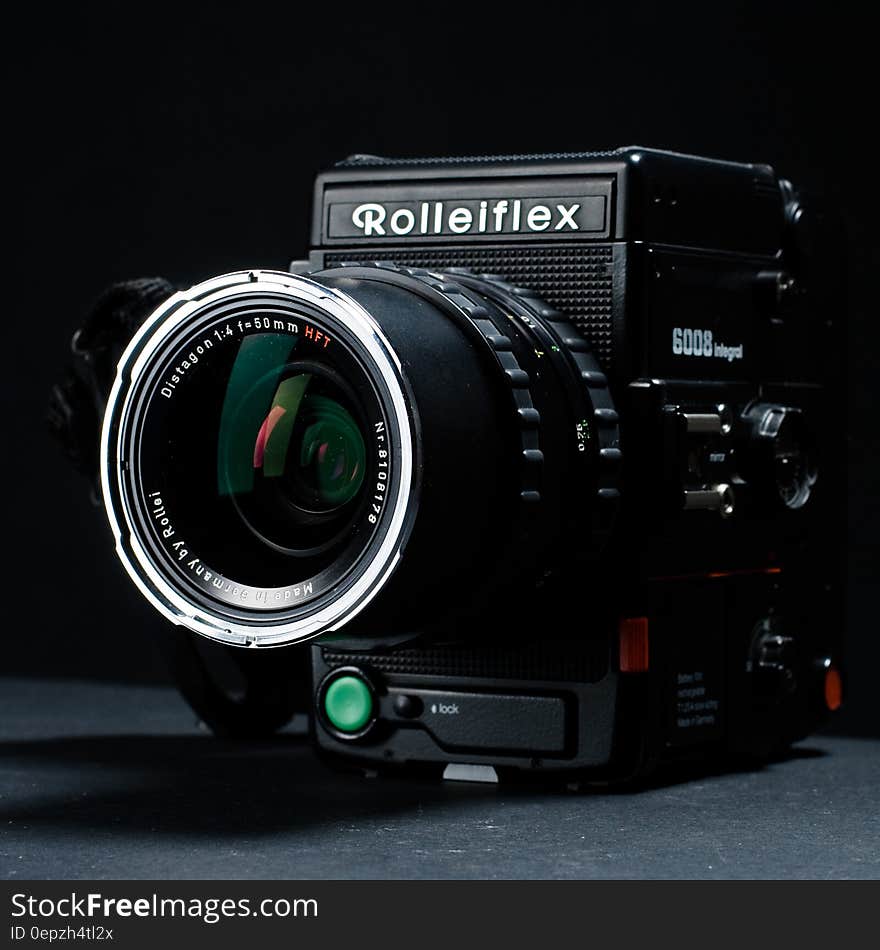 Black Rolleiflex 6008 Camera