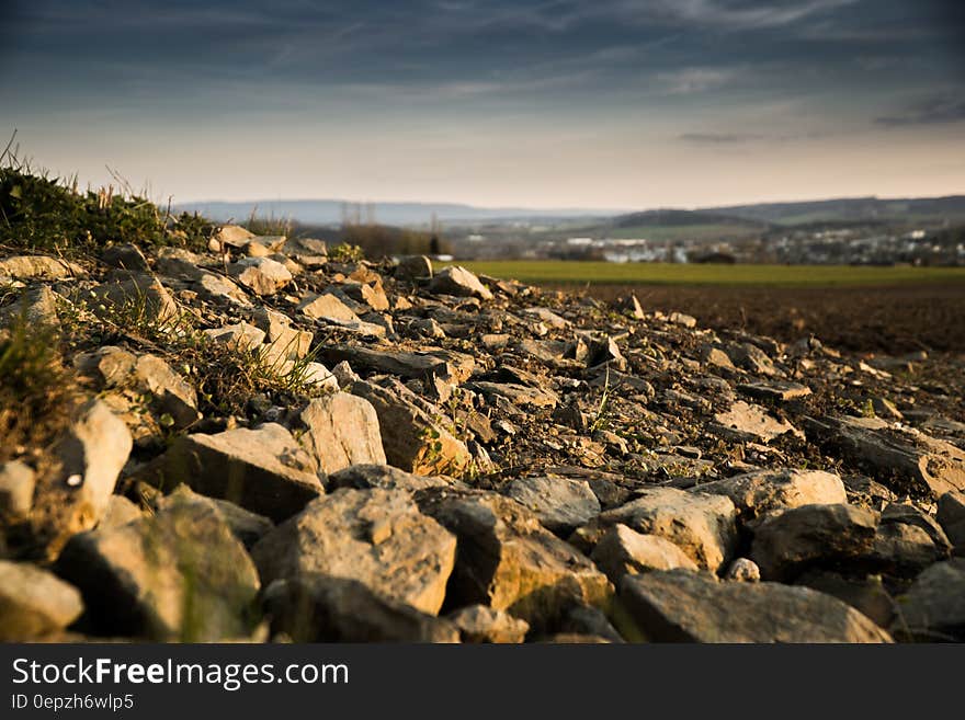 Shallow Focus Photography of Rocks