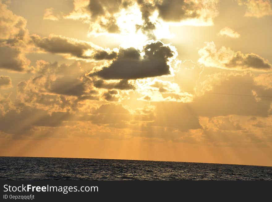 Sunlight Through Clouds during Daylight