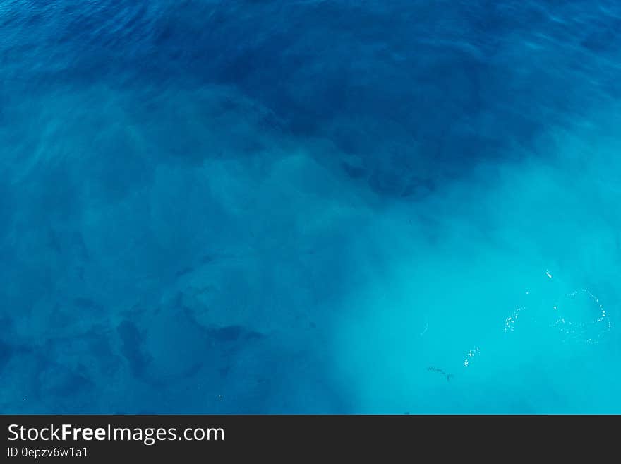 Blue water surface abstract background. Blue water surface abstract background.