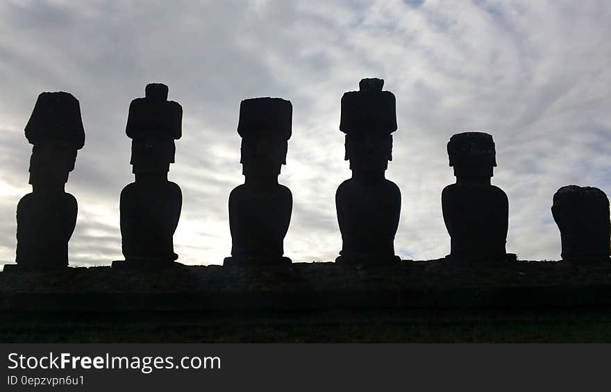 Moai Statue in Easter Island