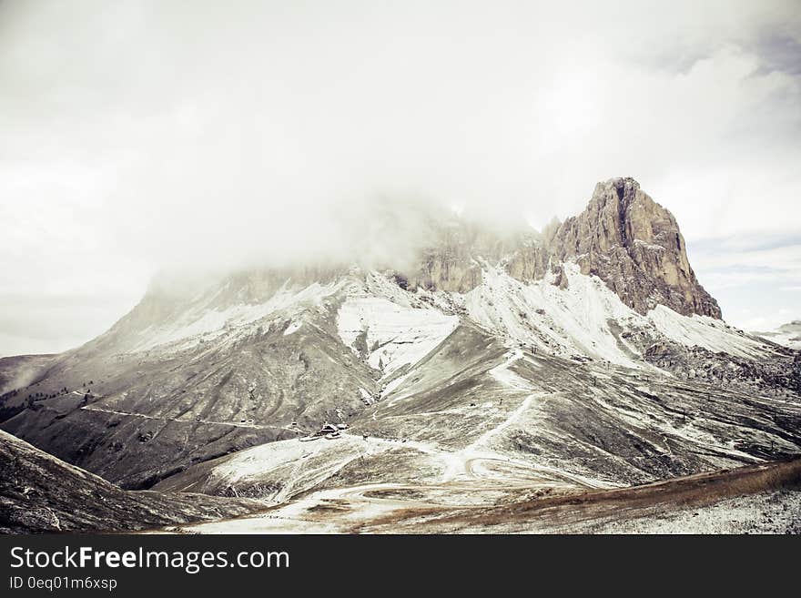 Snow Covered Mountain during Daytime