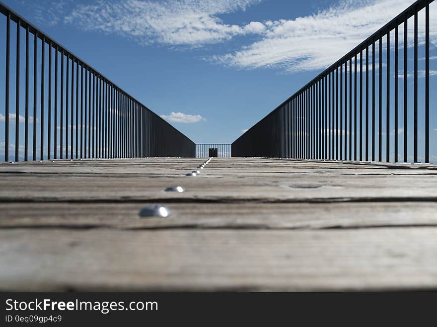 Brown Wooden Walkway