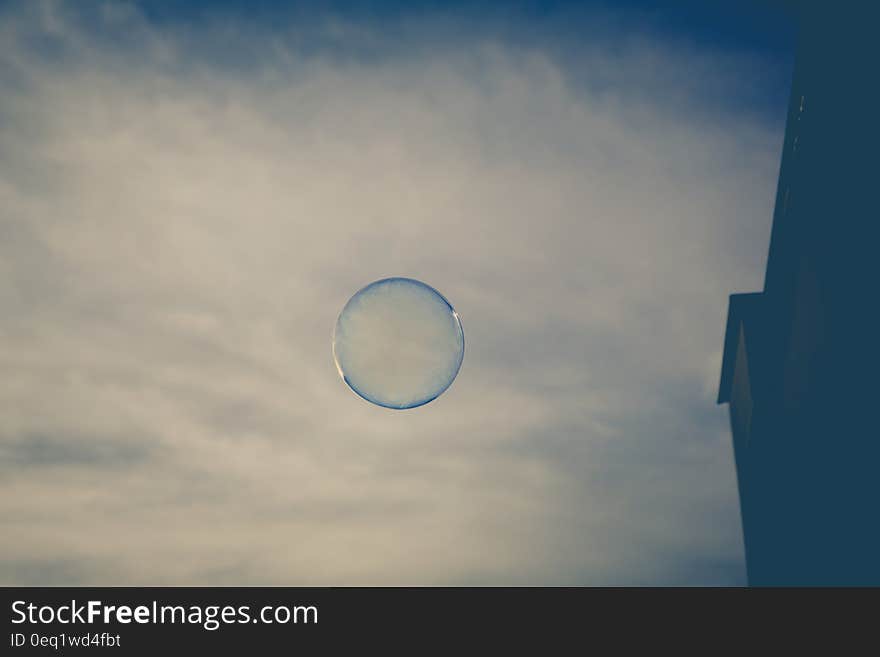 Water Bubble on Air during Daytime