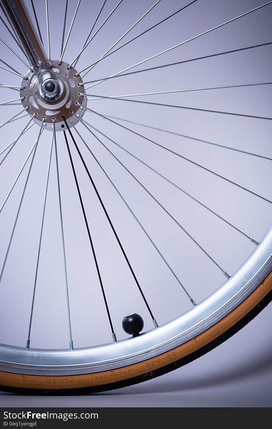 Grey Bicycle Rim