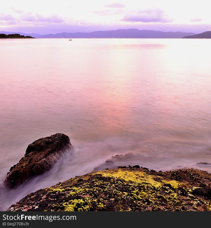 Sea Near Rock Formation