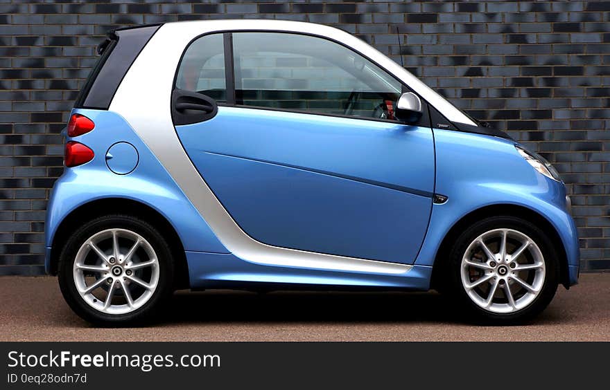 Blue Smart Fortwo