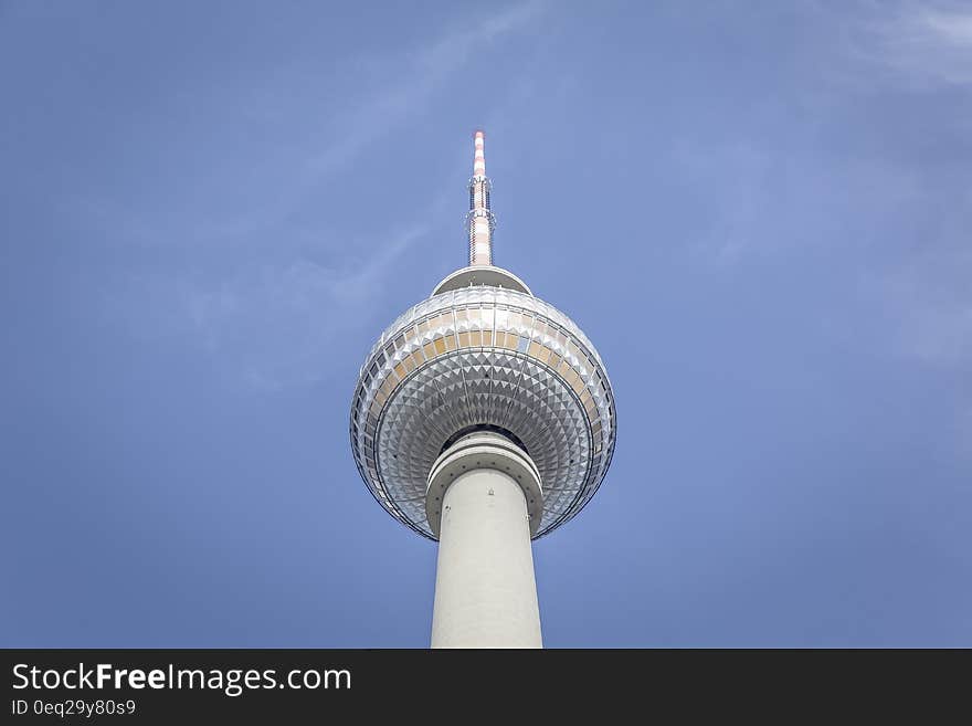 Low Angle Photography of Berlin TV Tower during Daytime