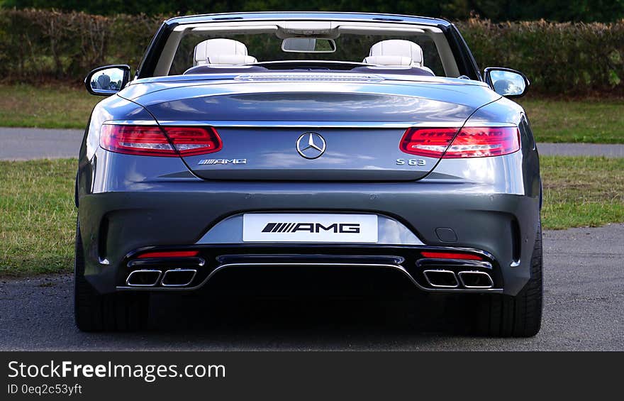 Grey Mercedes Benz Convertible