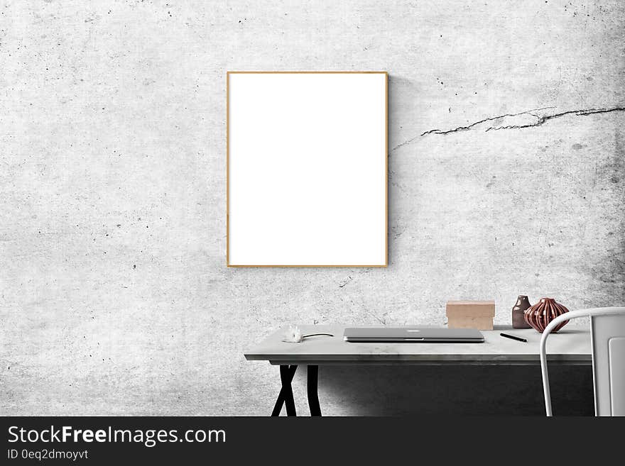 Blank Frame Above Table