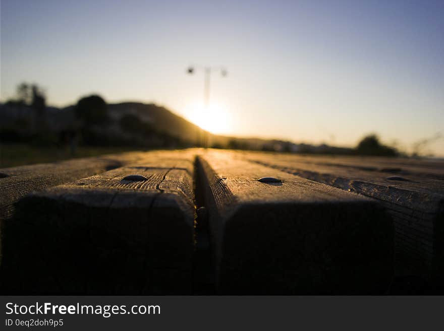 Low Angle Photography of Brown Wooden Floor