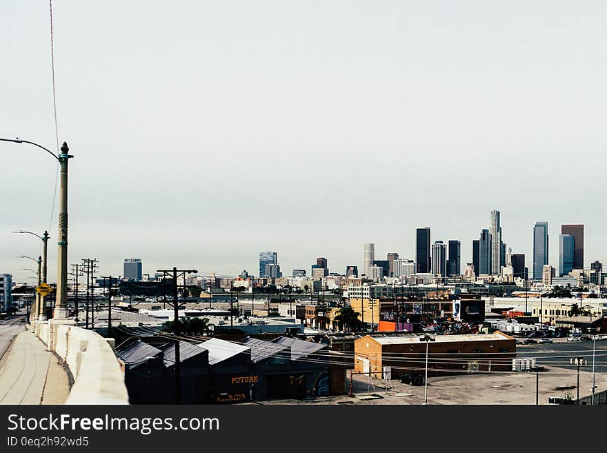 A panoramic view of Los Angeles, California, USA. A panoramic view of Los Angeles, California, USA.