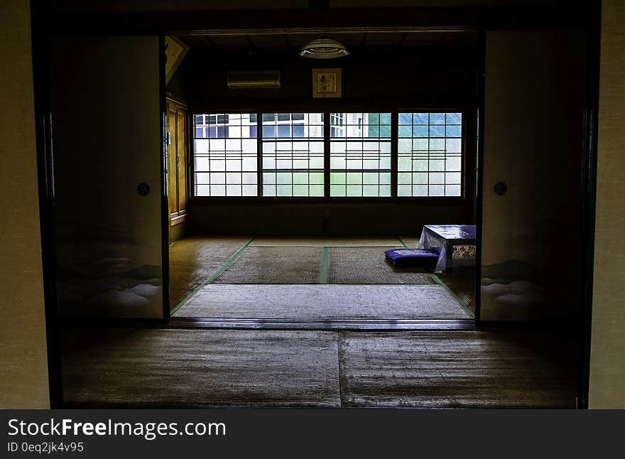 Room With Table and Windows