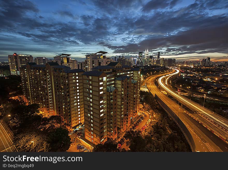 Cityscape Photo of High Rise Building