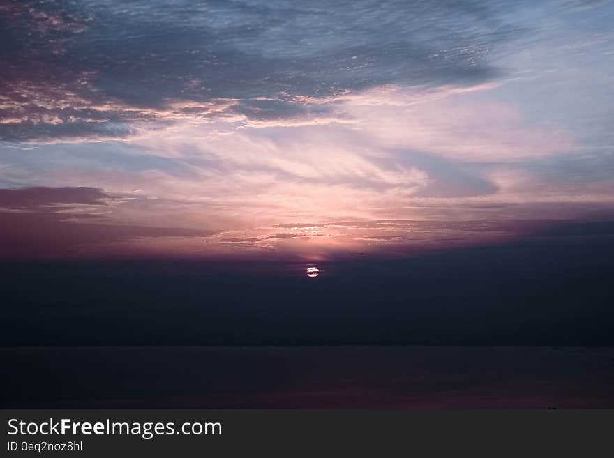 Cloudy Sky during Sunset