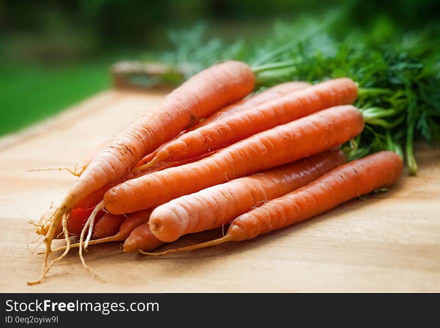 Orange Carrots on Table