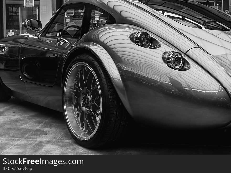 Grayscale Photography of Tvr Tuscani