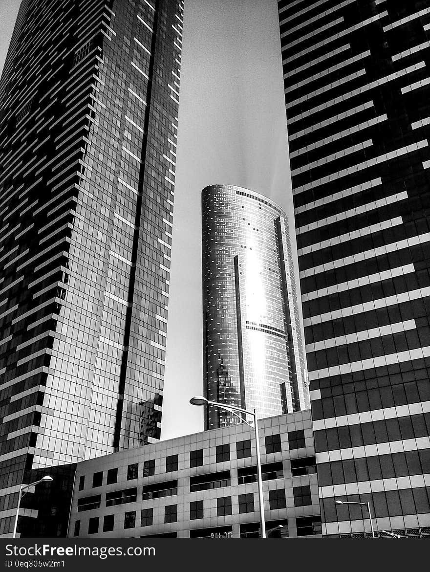 Concrete Buildings Under Clear Sky