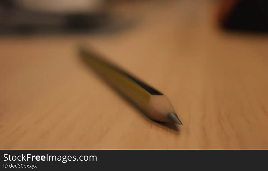 Pencil on the desk