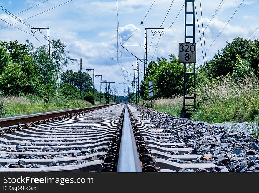 Clear Photo of Train Rail during Daytime