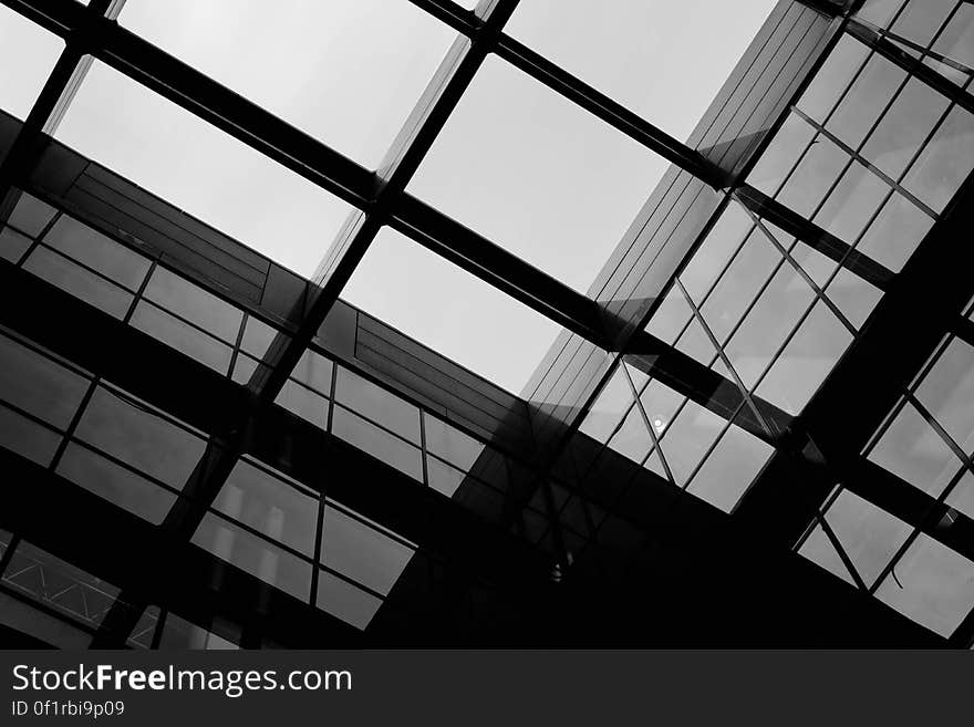 Black and White Skyscrapper Buildings