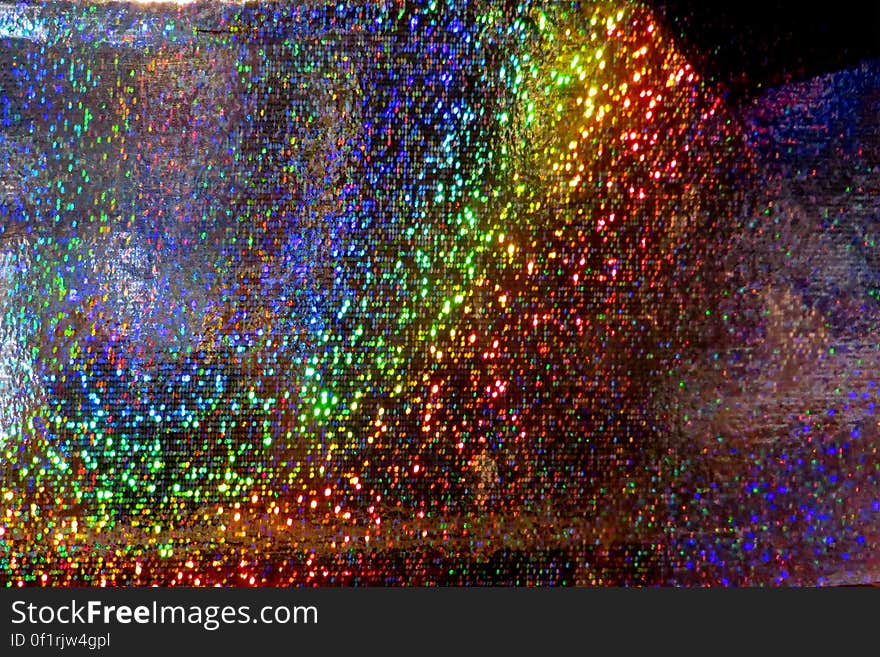 multicolored glittery surface