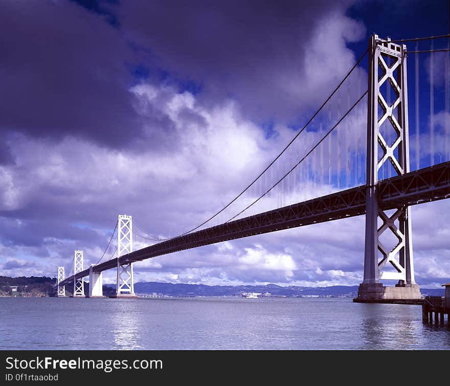 The Bay Bridge in San Francisco, USA. The Bay Bridge in San Francisco, USA.