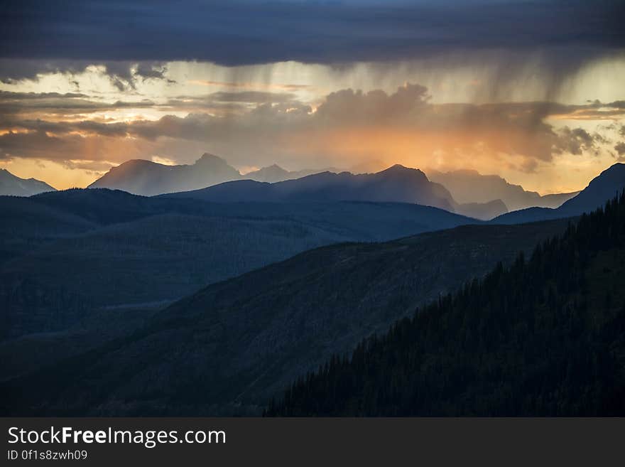 Snow Covered Mountain