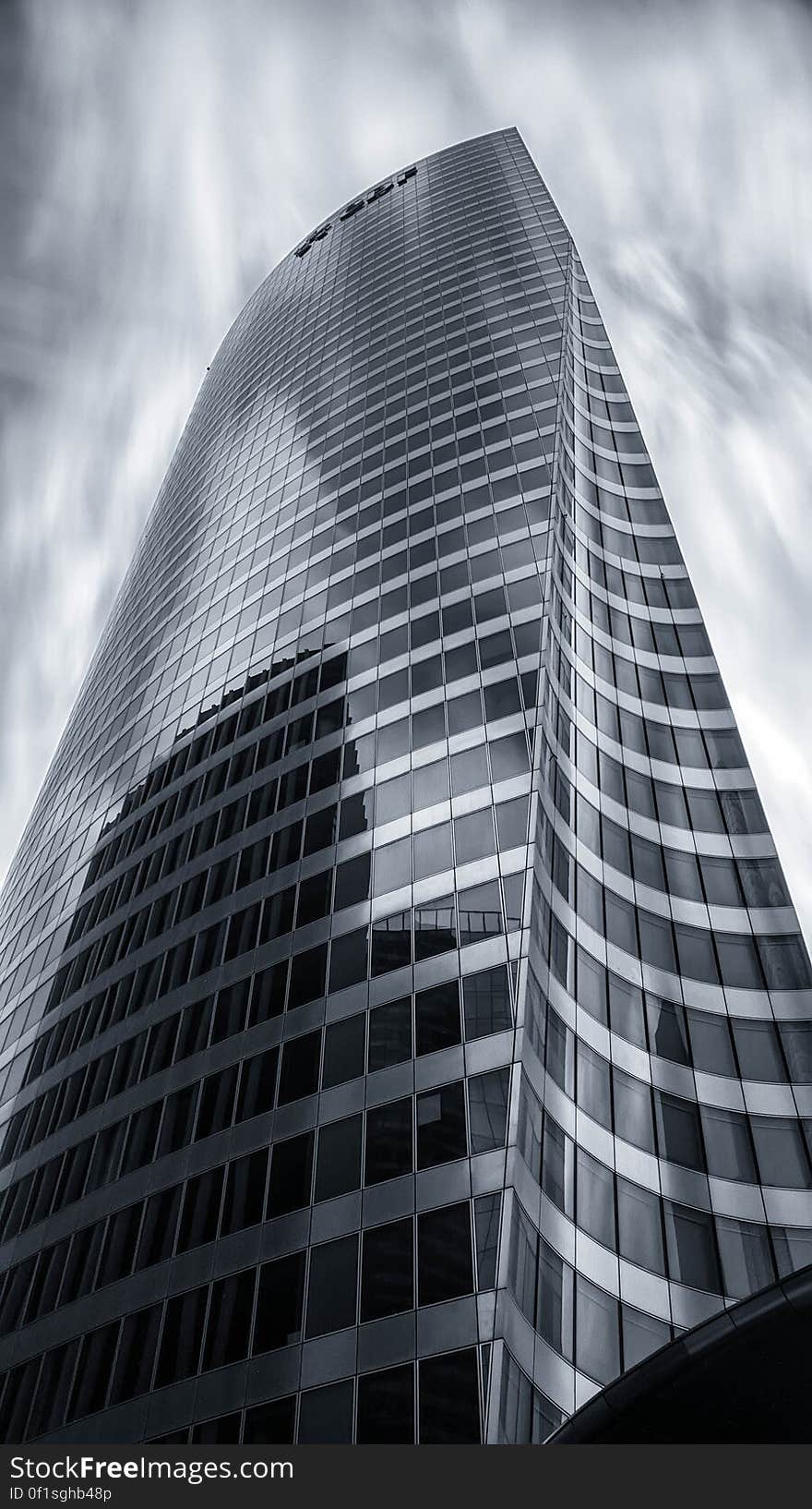 Gray Scale Image of Building