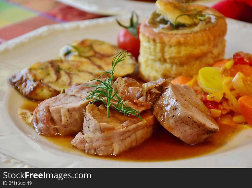 Close-up of Food in Plate