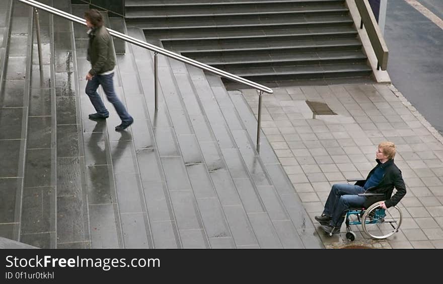 Disabled man being ignored. . Image downloaded by anonymous anonymous at 14:21 on the 05/04/16. Disabled man being ignored. . Image downloaded by anonymous anonymous at 14:21 on the 05/04/16