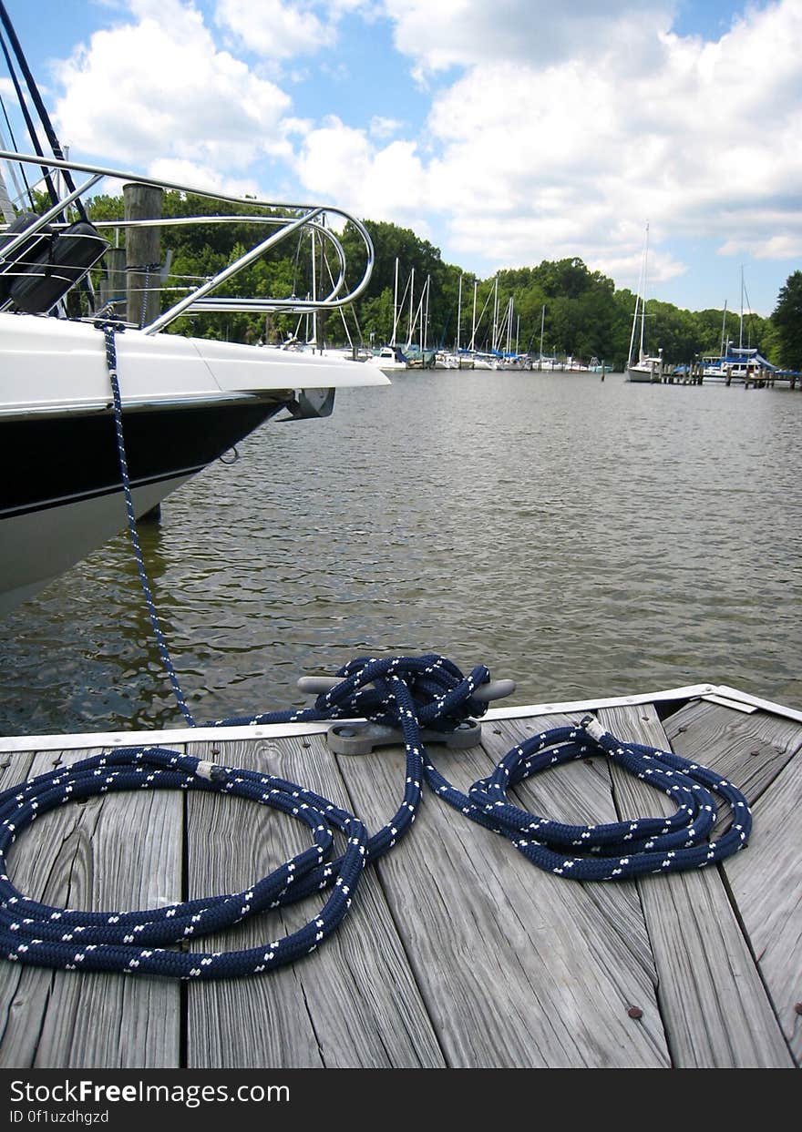 Start of a morning sail near Annapolis, MD. Start of a morning sail near Annapolis, MD