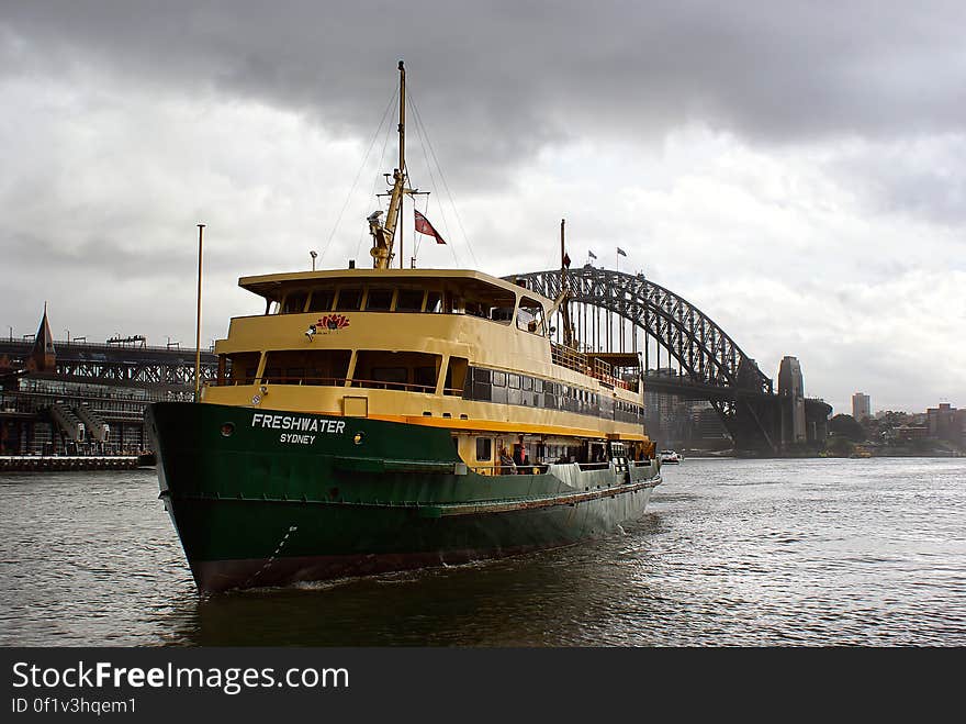 r Name: MV Freshwater Namesake: Freshwater Owner: Government of New South Wales Operator: Harbour City Ferries Port of registry: Sydney Route: Manly ferry services Builder: Newcastle State Dockyard Cost: $8.5 million[1] Laid down: 1980 Launched: 1982 Status: In service General characteristics Class and type: Freshwater class ferry Displacement: 1,140 tons &#x28;loaded&#x29; Length: 70.4 m &#x28;231 ft&#x29; Beam: 13.06 m &#x28;42.8 ft&#x29; Draught: 3.35 m &#x28;11.0 ft&#x29; Decks: 2 Capacity: 1,100 Crew: 6 Notes: Double ended single hull of welded steel construction. Welded aluminium alloy superstructure.