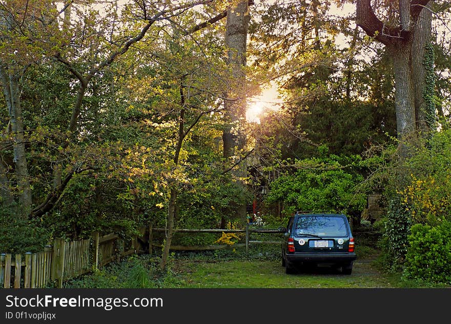 The right spot for a Volvo station wagon. The right spot for a Volvo station wagon.