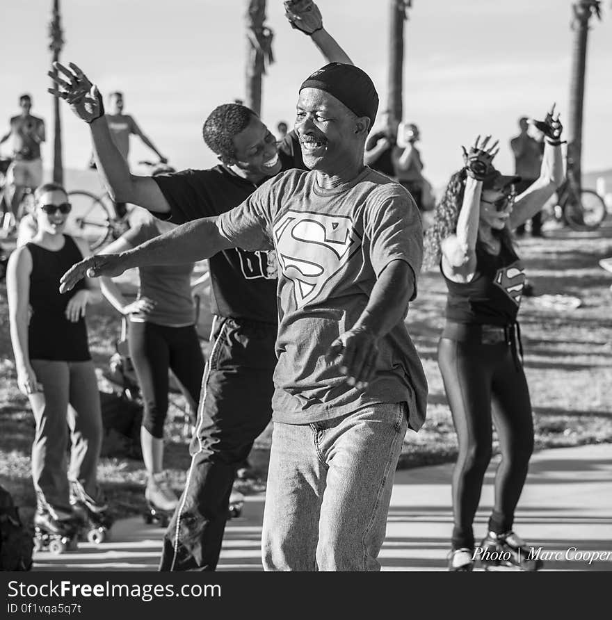 Venice Beach Boardwalk : Roller Dancers