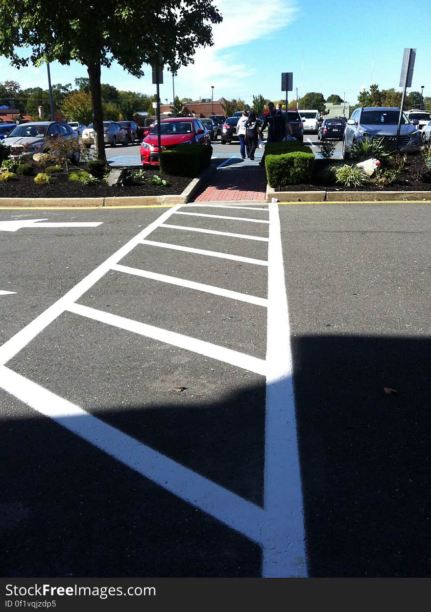 Crosswalk for patrons of nearby shops. When this shopping center was brand new, I noticed the decorative shrubs blocked patrons from crossing safely; they would have to walk a distance and then go into traffic in order to get to the shops. I contacted a store owner, who put me in contact with the complex owners, who put me in contact with the shopping center builder. I explained to the builder that - yes - he did install enough handicapped spaces BUT disabled people would be required to enter traffic to get to the stores safely. He understood immediately once he thought about it. Within a short time, the pretty shrubbery was removed and this brick-lined walkway was installed. The builder was not being negligent, he did not think about function, he focused on attractiveness. It is important to gather input from those who would become users of any service. Each time I visit these shops, I smile to myself; almost every person shopping here crosses on that walkway through the handicapped spaces. Self advocacy is important in my volunteer work. The organization that I volunteer with teaches parents to advocate for themselves and their children. Crosswalk for patrons of nearby shops. When this shopping center was brand new, I noticed the decorative shrubs blocked patrons from crossing safely; they would have to walk a distance and then go into traffic in order to get to the shops. I contacted a store owner, who put me in contact with the complex owners, who put me in contact with the shopping center builder. I explained to the builder that - yes - he did install enough handicapped spaces BUT disabled people would be required to enter traffic to get to the stores safely. He understood immediately once he thought about it. Within a short time, the pretty shrubbery was removed and this brick-lined walkway was installed. The builder was not being negligent, he did not think about function, he focused on attractiveness. It is important to gather input from those who would become users of any service. Each time I visit these shops, I smile to myself; almost every person shopping here crosses on that walkway through the handicapped spaces. Self advocacy is important in my volunteer work. The organization that I volunteer with teaches parents to advocate for themselves and their children.