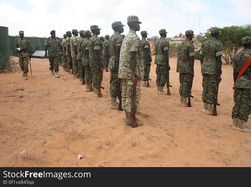 Army soldiers standing in formation. Army soldiers standing in formation.